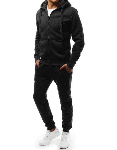 Herren Kapuzenpullover-Set Schwarz Dstreet AX0348