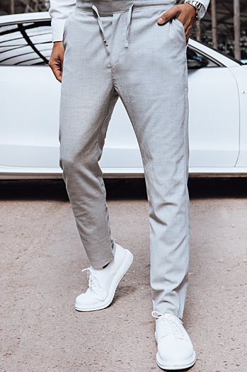 Hellgraue Chino-Hose für Herren Dstreet UX4415
