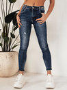 Damen Jeans mit hoher Taille BUSOT Farbe Blau DSTREET UY1907