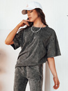 Damen Basic T-shirt DREY Farbe Grau DSTREET RY2482