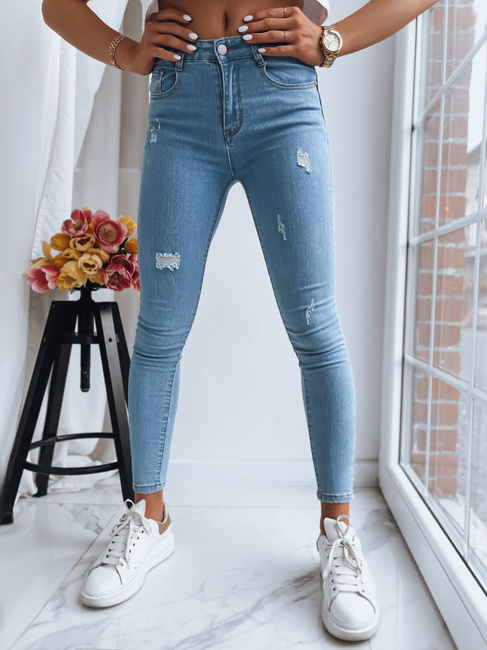 Damen Jeans mit hoher Taille THAT ONE Farbe Blau DSTREET UY1396