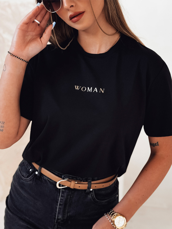 Damen WOMAN T-shirt schwarz Dstreet RY2554