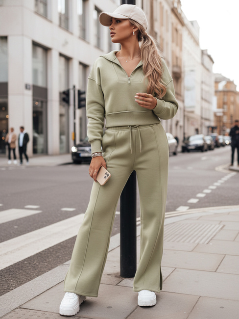 Damen Trainingsanzug-Set MARINO Farbe Dunkelgrün DSTREET AY0977