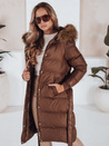 Gesteppte Damen-Winterjacke mit Pelz STYLEBELLA braun Dstreet TY5009