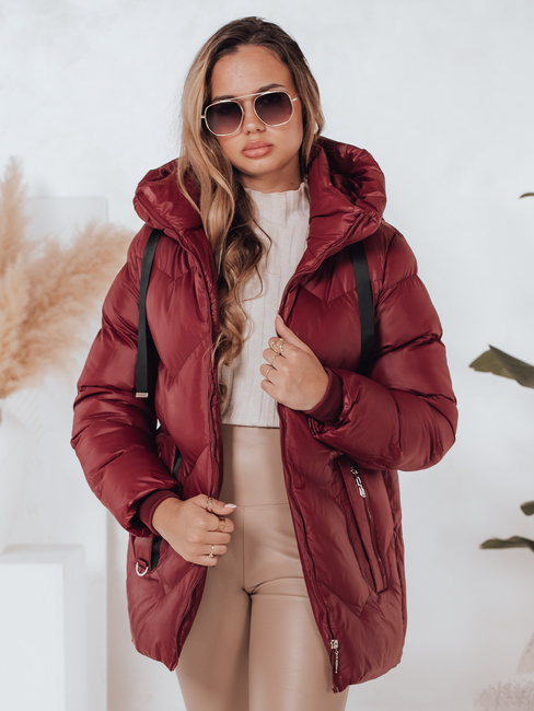 Damen Winterjacke SALVONA rot gesteppt Dstreet TY5005