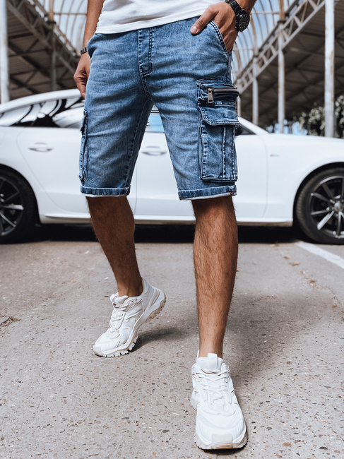 Herren Kurze Cargohosen Farbe Dunkelblau DSTREET SX2410