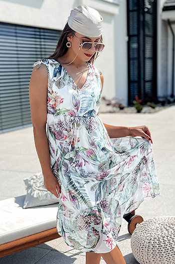 Kleid ROSALIE Weiß Dstreet EY2527