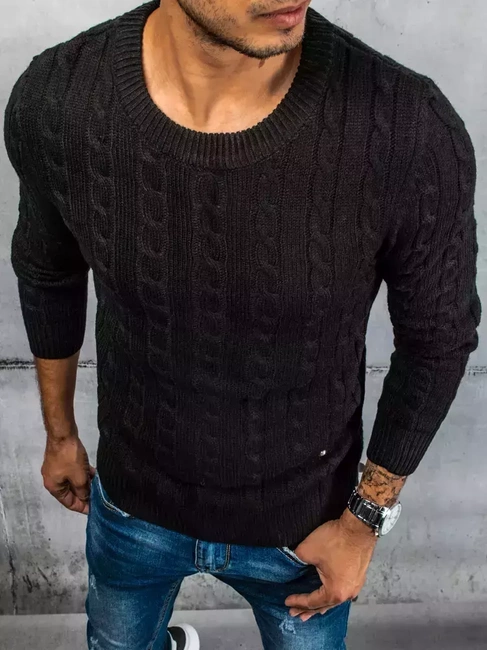 Herren Pullover Schwarz Dstreet WX1880