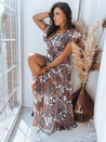 Maxikleid CRESPO Weiß Dstreet EY2304