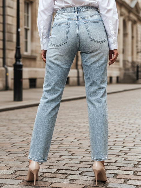 Damen Jeanshose mit weitem Bein DIAMONTI blau Dstreet UY2475