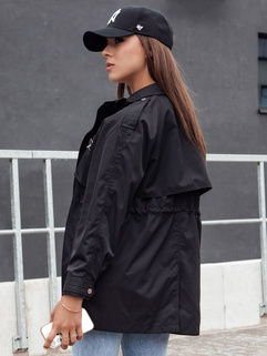 Damen Parka Übergangsjacke mit Kapuze TILAN schwarz Dstreet TY4388_2