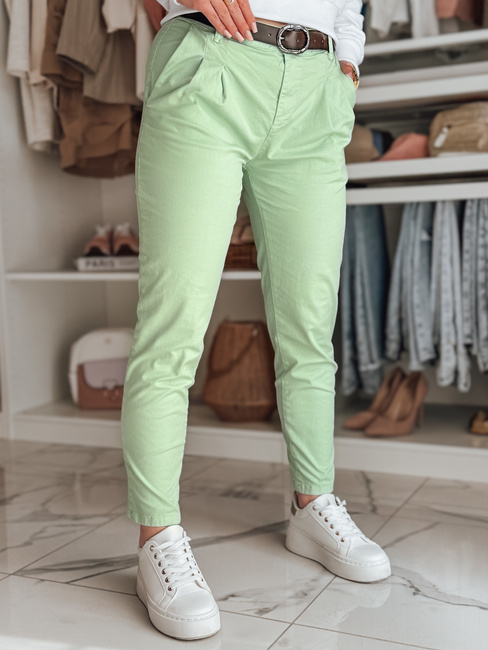 Damen-Chinos mit Gürtel MODELA mint Dstreet UY2631