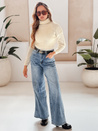 Damen Pullover TRIXA Ecru Dstreet MY1213