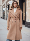 Damen Wintermantel klassisch Trench camel Dstreet NY0763z
