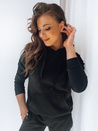 Damen Kapuzenpullover BASIC Schwarz Dstreet BY0158z