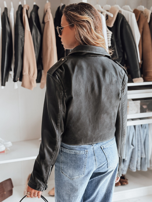 PALIGOR Damen Lederjacke schwarz Dstreet TY4160