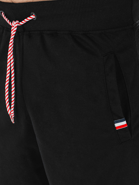 Schwarze Herren Sweatshorts Dstreet SX2512