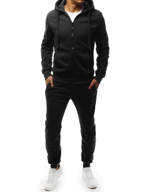 Herren Kapuzenpullover-Set Schwarz Dstreet AX0348