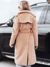 Damen Wintermantel klassisch Trench camel Dstreet NY0763