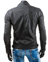 Herren Kunstlederjacke Farbe Grün DSTREET TX3247