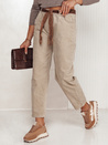 Damen Cordhose Einheitsgröße SOFTYLA mit Streifen beige Dstreet UY2281