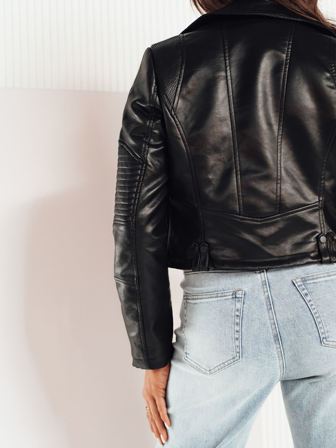 Damen Lederjacke NEGRA schwarz Dstreet TY4163
