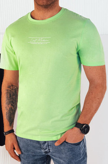 Herren T-shirt mit Aufdruck Farbe Grün DSTREET RX5472