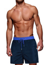 Marineblaue Herren Badeshorts Dstreet SX2524