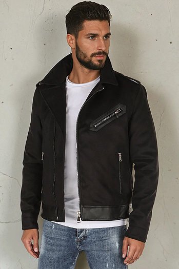 Herren Winter Ramones Jacke schwarz Dstreet TX4660