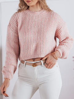 Damen Pullover in Übergröße BILLIS rosa Dstreet MY2283_5