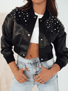 Damen Kunstlederjacke PRIDA Farbe Schwarz DSTREET TY4266