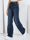 Blaue Damenjeans mit weitem Bein Dstreet UY2790