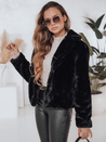Damen Pelzmantel GLAMFLUFFY kurz schwarz Dstreet TY4985