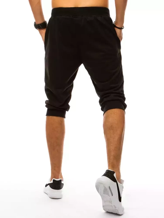 Herren Sweatshort Schwarz Dstreet SX1534