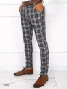 Herren Chinohose Kariert Dunkelgrau Dstreet UX3776_2