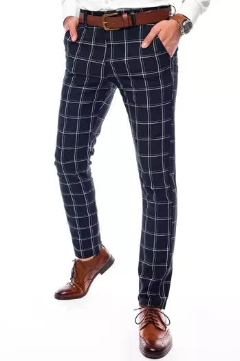 Marineblaue Chinohose für Männer Dstreet UX3690