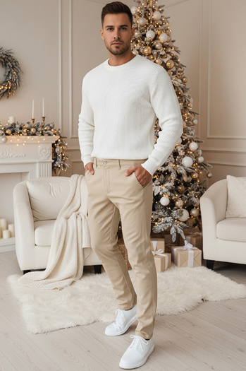 Beige Hose für Männer Dstreet UX4410z