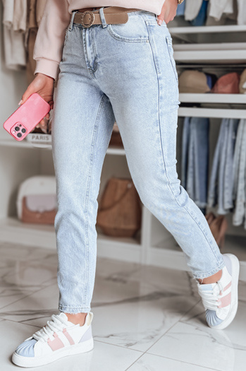 Damen Denim Slim Fit Hose mit NEOPASS Streifen blau Dstreet UY2680