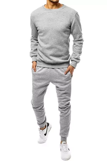 Herren Trainingsanzug Hellgrau Dstreet AX0378