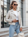Damen Lederjacke TRUCCO beige Dstreet TY4179