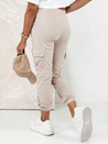 Gestreifte Damenhose CHICCORD beige Dstreet UY2174