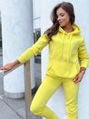 Damen Kapuzenpullover BASIC Gelb BY0285