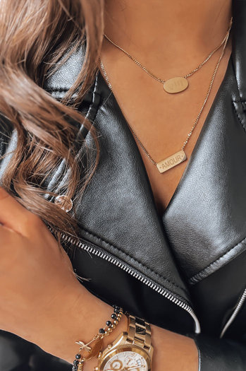 Damen Halskette AMOUR Farbe Gold DSTREET IY0085