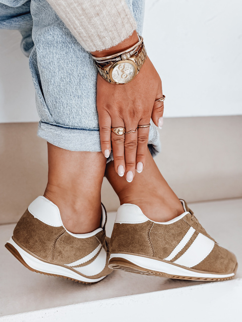 Damen beige Turnschuhe Dstreet ZY1048