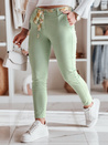 Damen Stoff Chinos mit Gürtel ROSSALI mint Dstreet UY2531_1