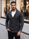 Herren Strickjacke Dunkelgrau Dstreet WX1891