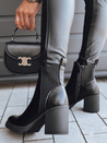 BLACKOUT Damen Stiefel mit klobigem Absatz schwarz Dstreet ZY0519