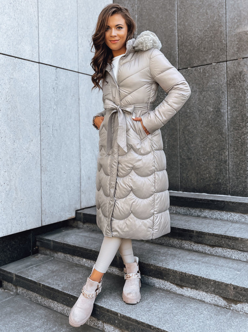 Damen Wintermantel SCARLET Farbe Beige DSTREET TY3806