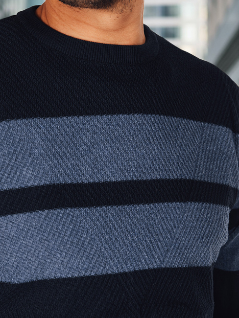 Marineblauer Herren-Pullover Dstreet WX2330