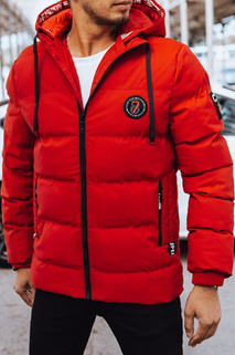 Herren Winterjacke Farbe Rot DSTREET TX4517